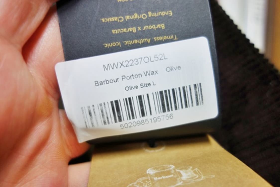 바버 x 바라쿠타 Baracuta Porton 왁스 자켓 L 100 상품이미지6