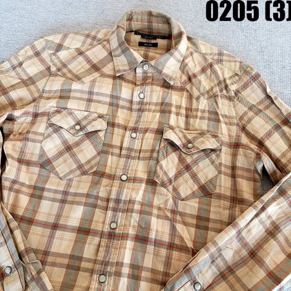 [6] 폴로 랄프로렌 체크 패턴 코튼 셔츠 남방 0205(3) 상품이미지2