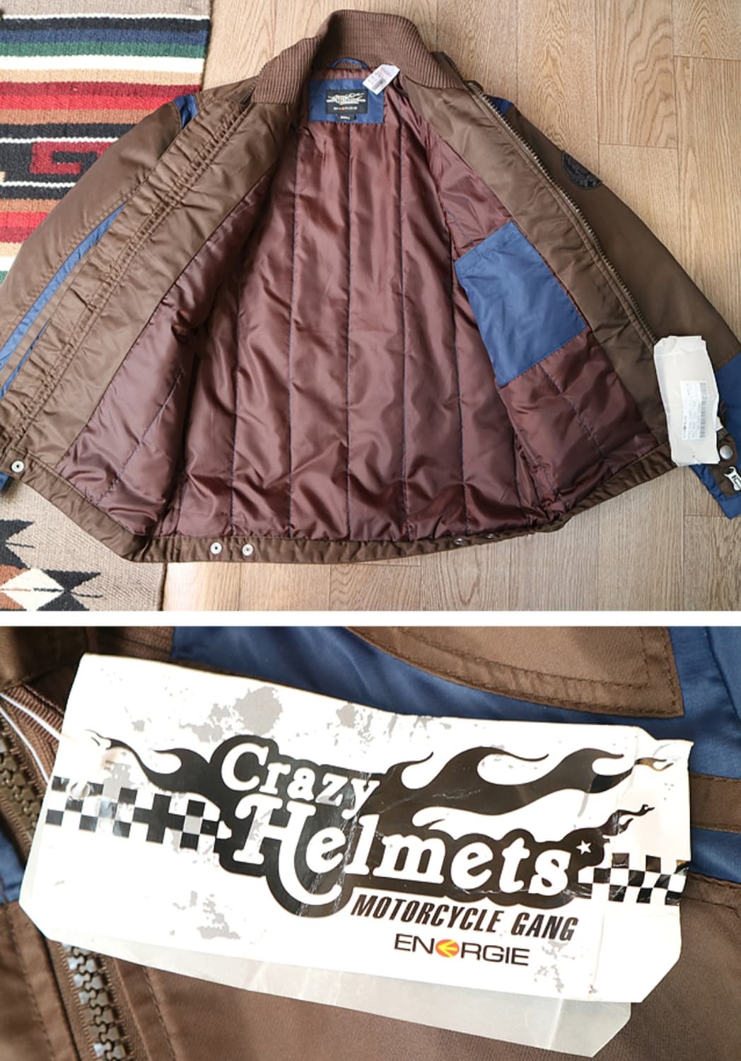 00s energie crazy helmets Y2K 감성 라이더 자켓
 상품이미지6