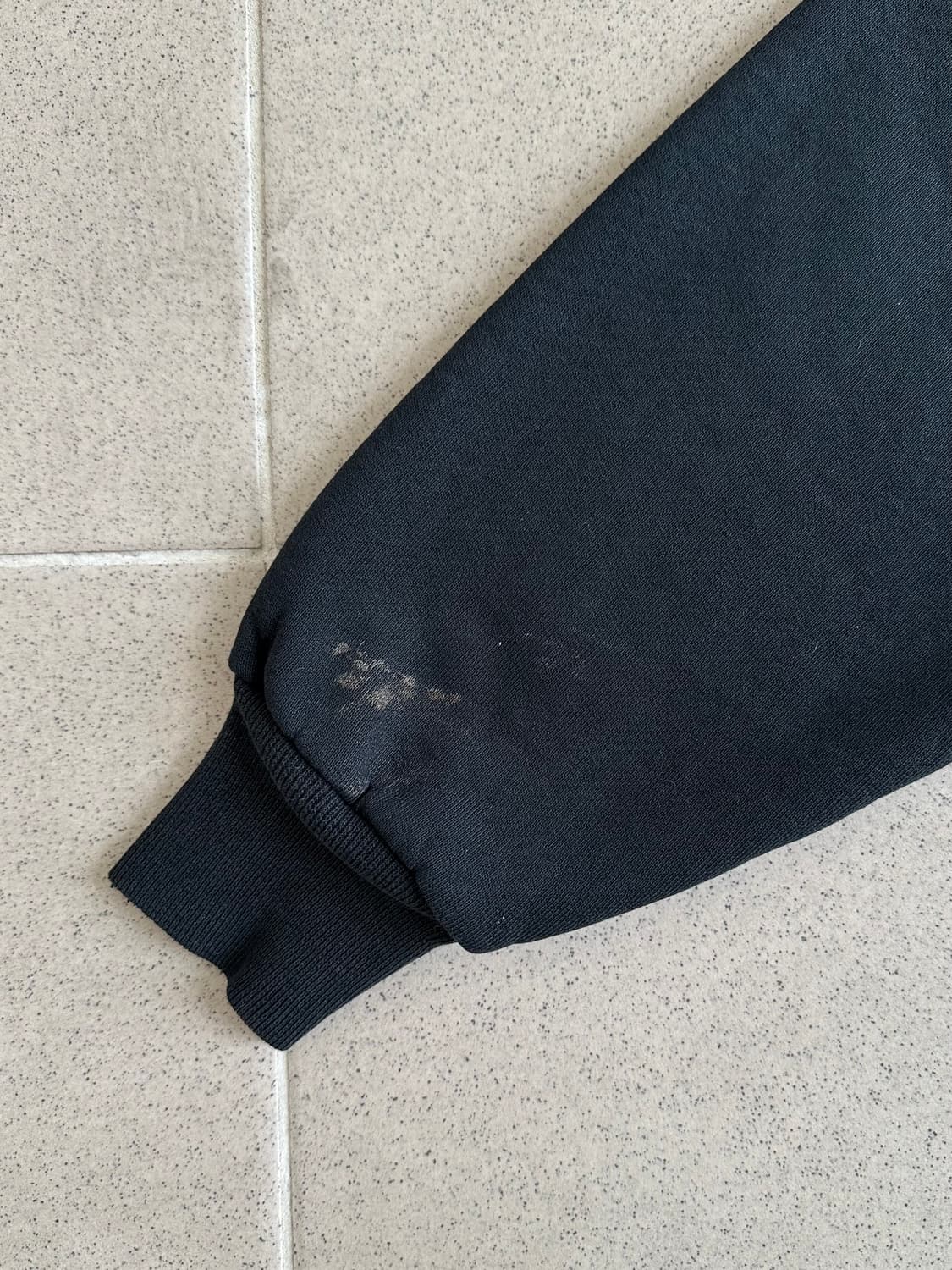 90s 빈티지 러셀 스웻셔츠 블랙 XXL USA 상품이미지8