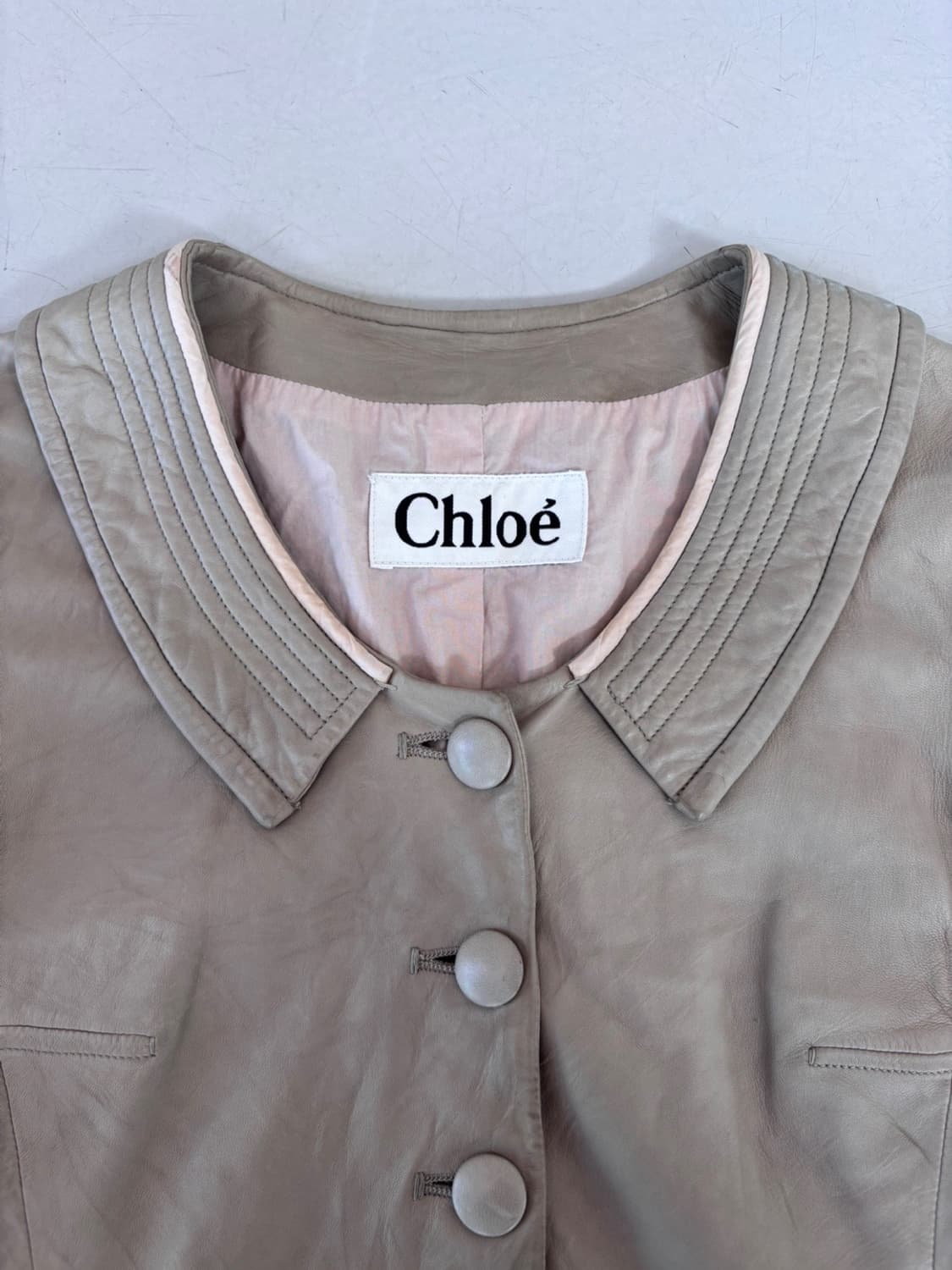 Vintage Chloe Leather Jacket 상품이미지4