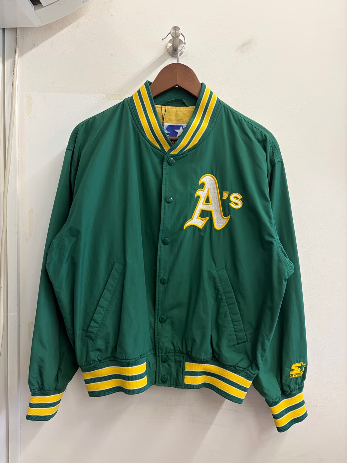 N173. 스타터 오클랜드 애슬레틱스 바시티 자켓 상품이미지1