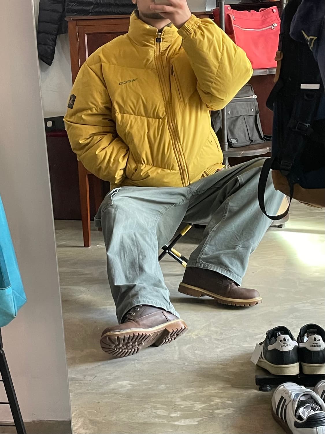 Rapido 빈티지 패딩 옐로우 105 상품이미지2