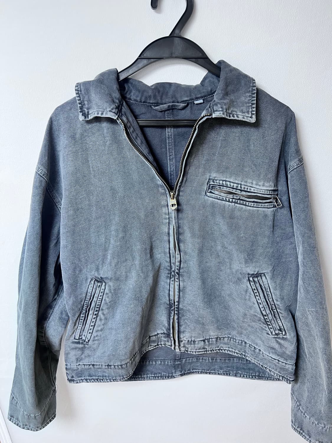 데님팬츠 3xl -> 데님자켓 L~xl 리폼 상품이미지1