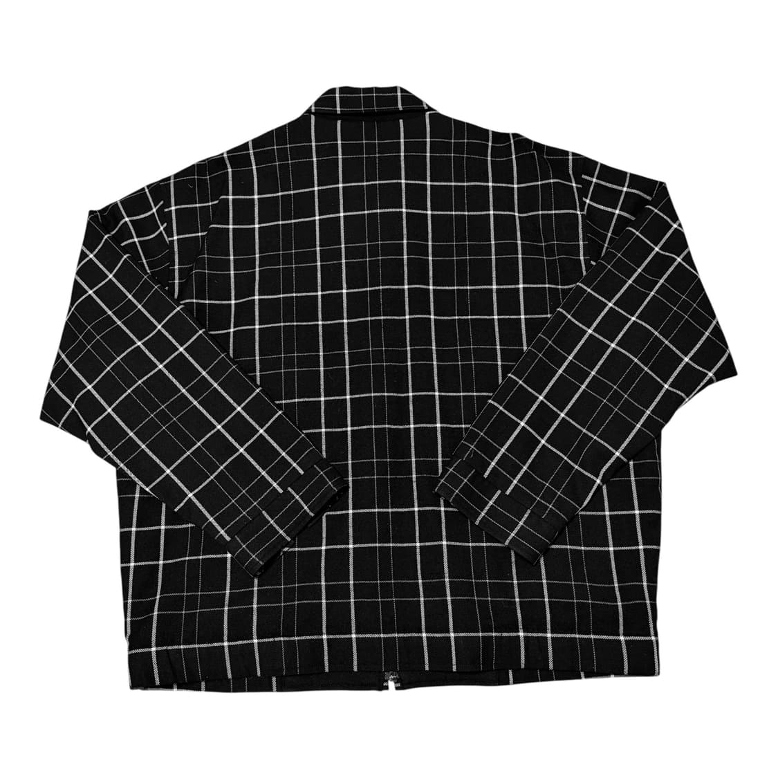 발렌시아가 90s 체크 패턴 블루종 자켓 상품이미지2