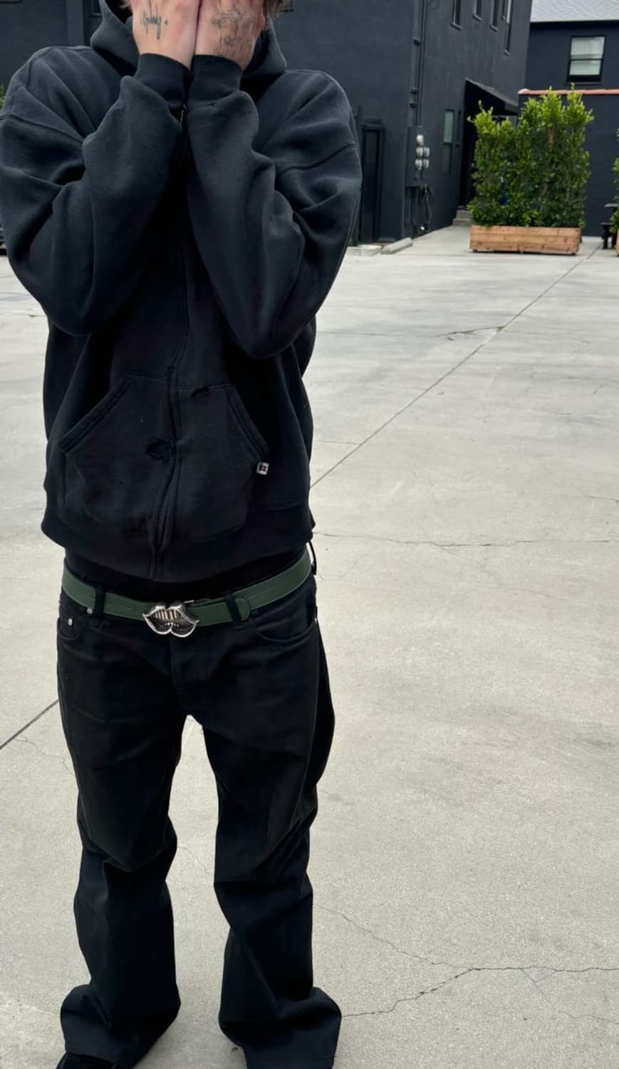 빈티지 러셀 애슬레틱 블랙 후드집업 상품이미지1