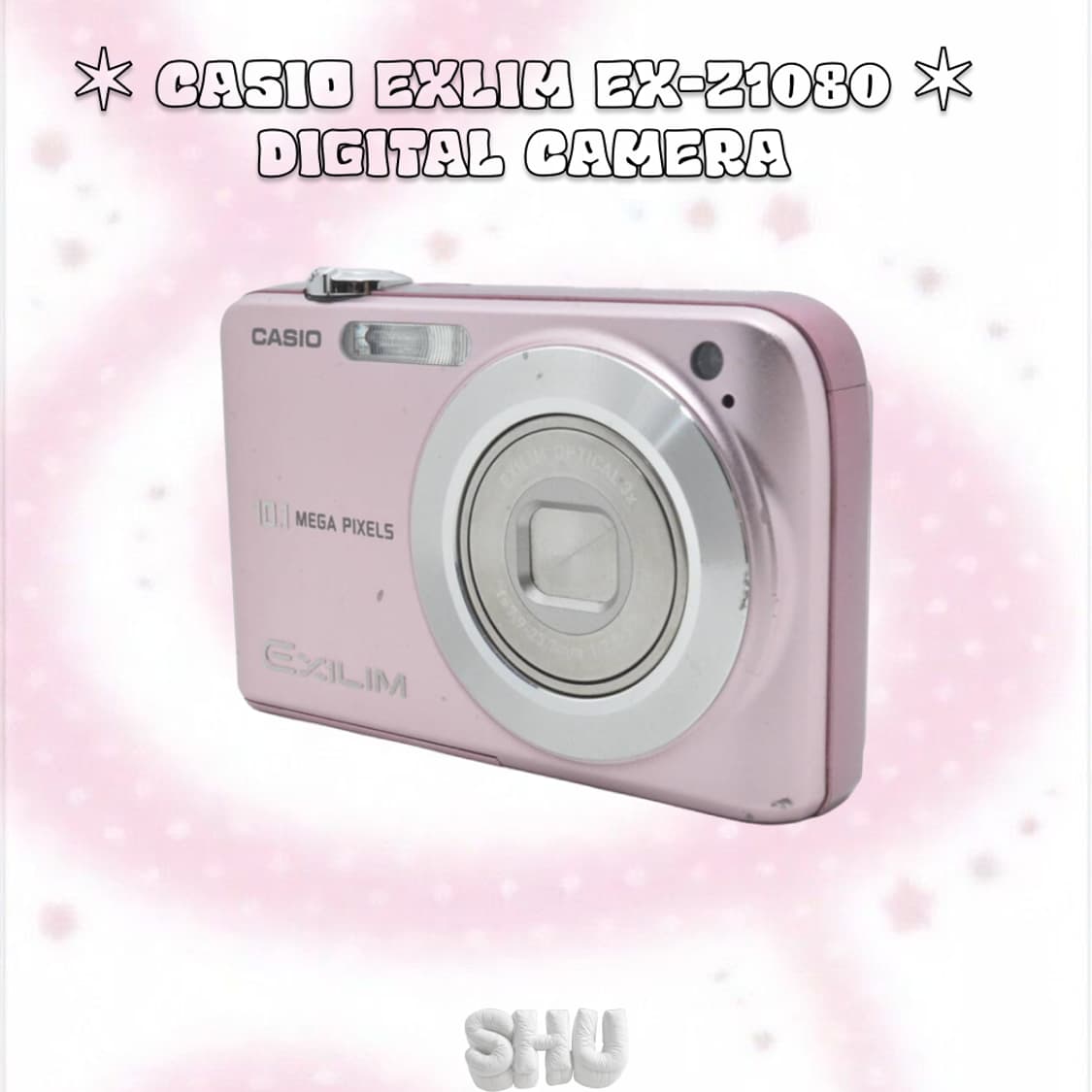 카시오 엑슬림 EX-Z1080 빈티지 디카 핑크 상품이미지3