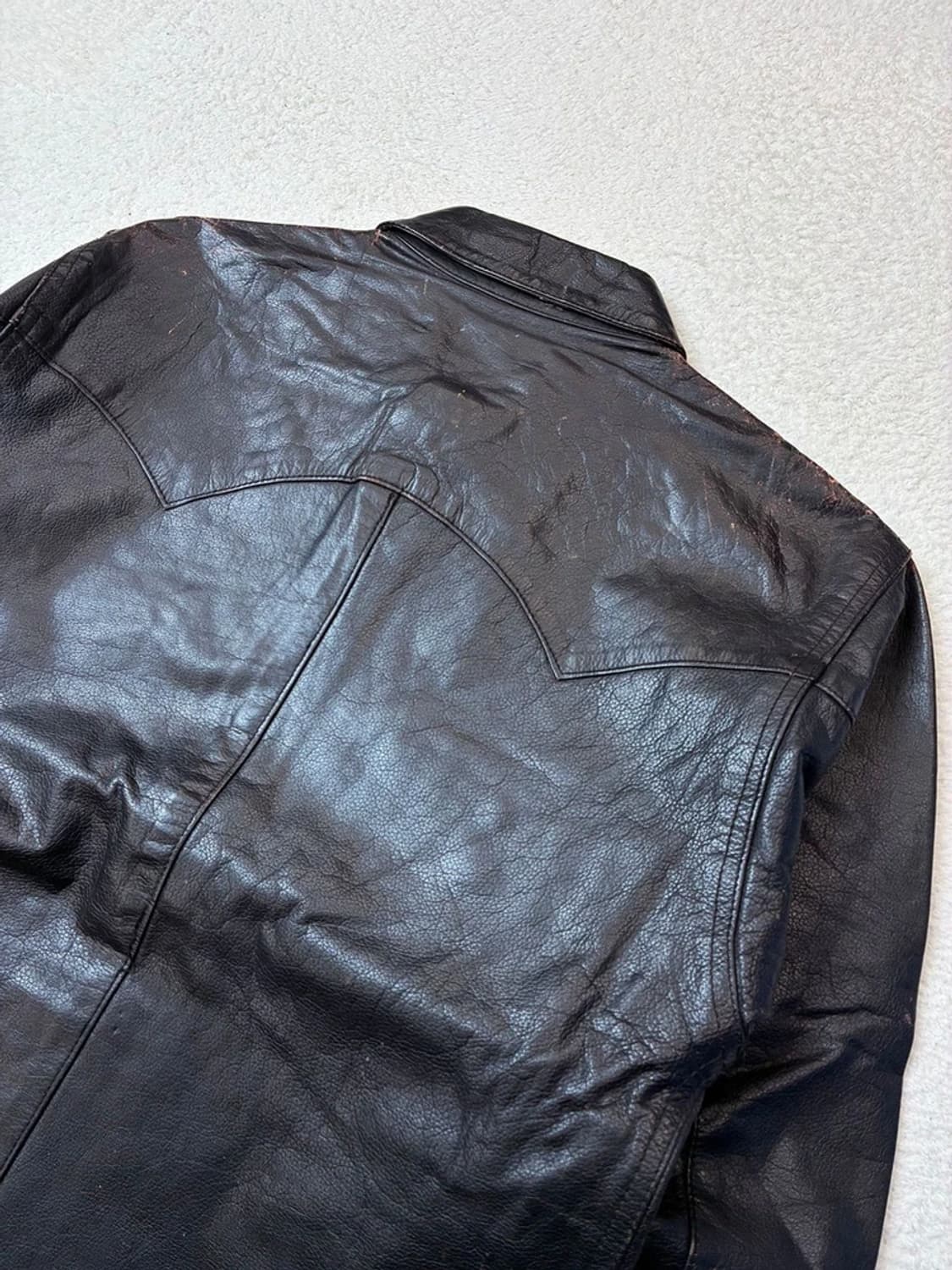 베르사체 90's OG 천연가죽 웨스턴 셔츠 자켓 PN5861 상품이미지7