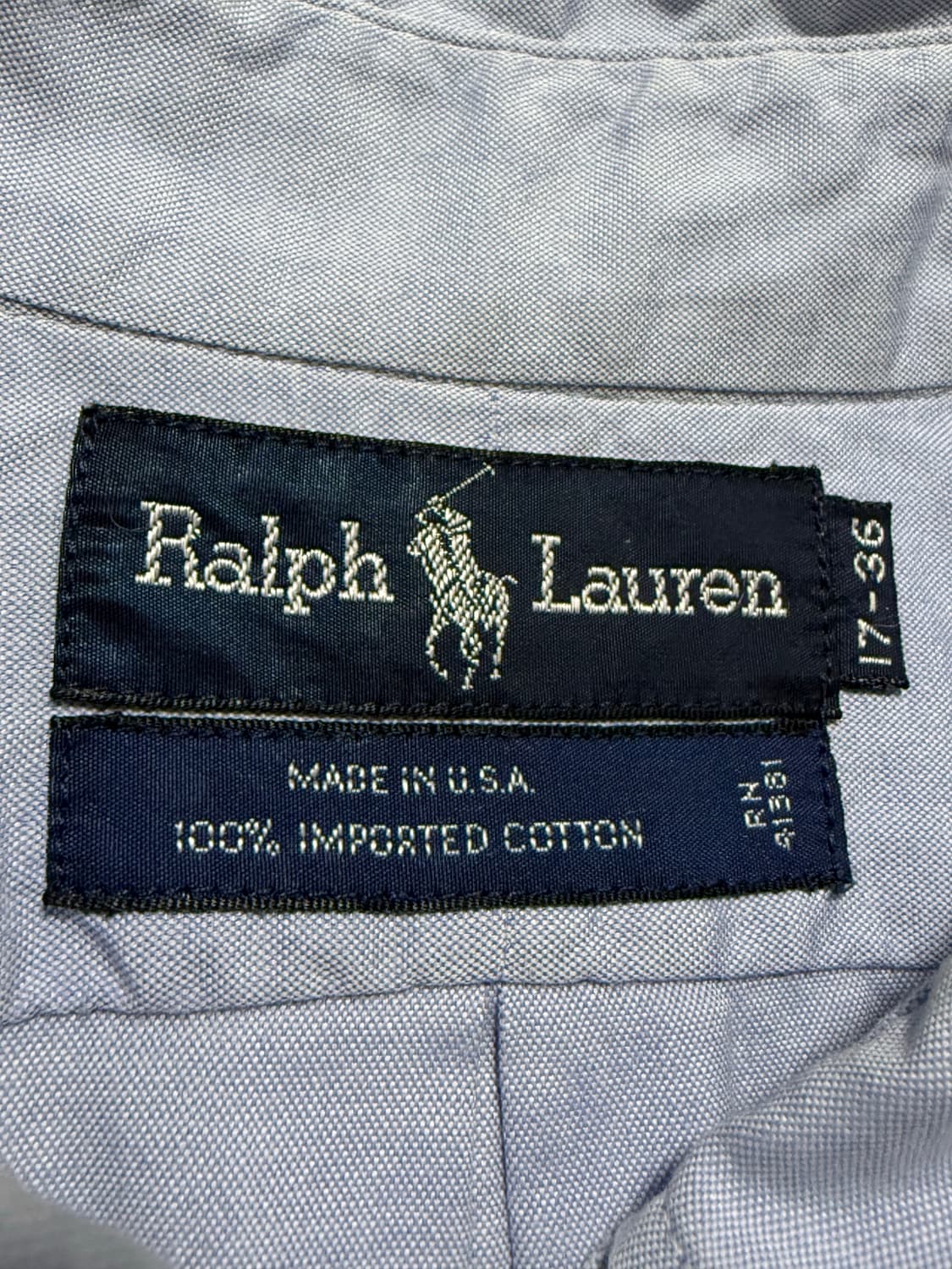 USA 90s 폴로 랄프로렌 논 포니로고 셔츠 빈티지 상품이미지3