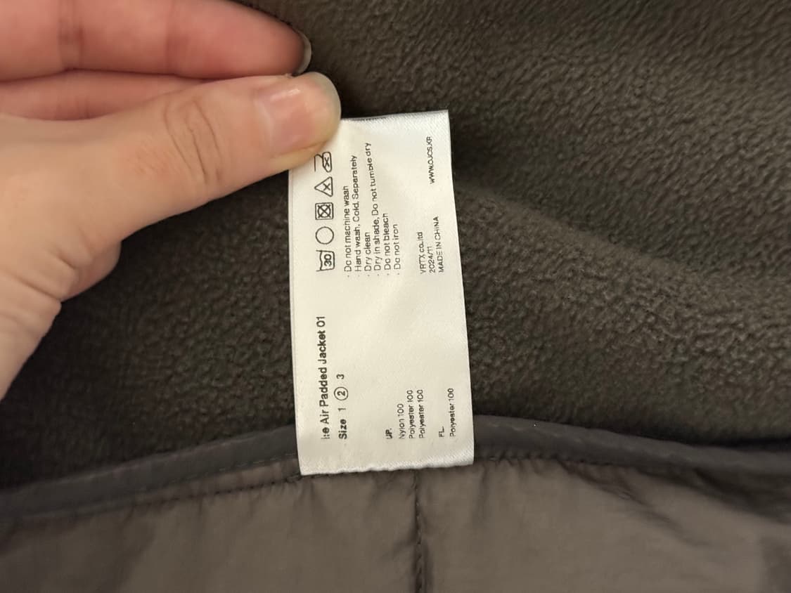 오호스 경량패딩 상품이미지4