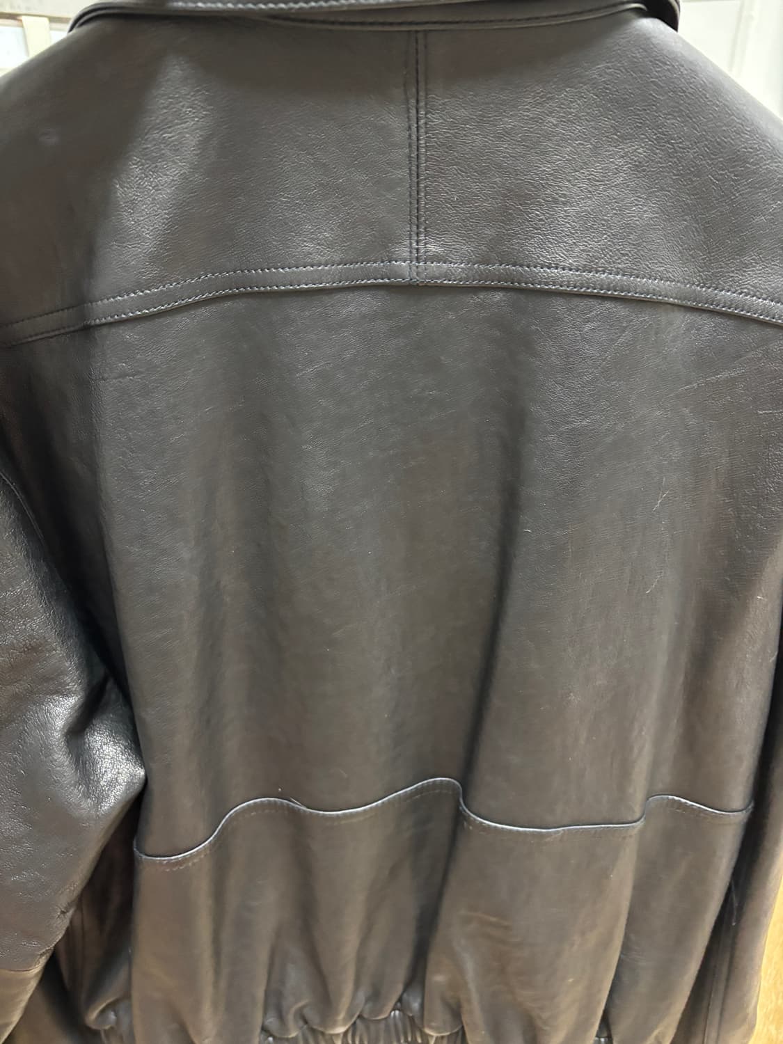 로우클래식 가죽자켓 상품이미지5