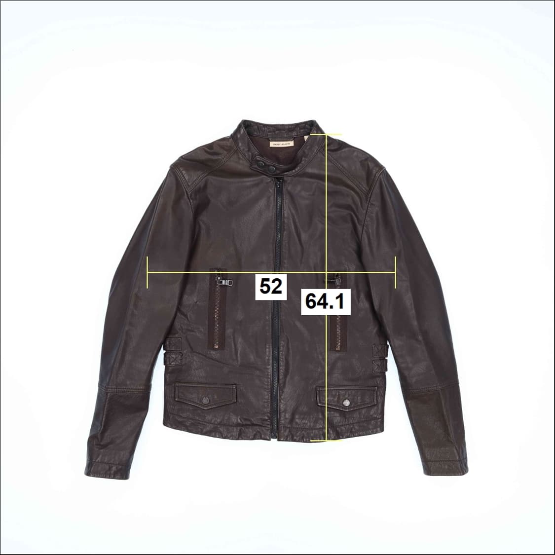 M DKNY 유틸리티 포켓 가죽 자켓 N7189 상품이미지9