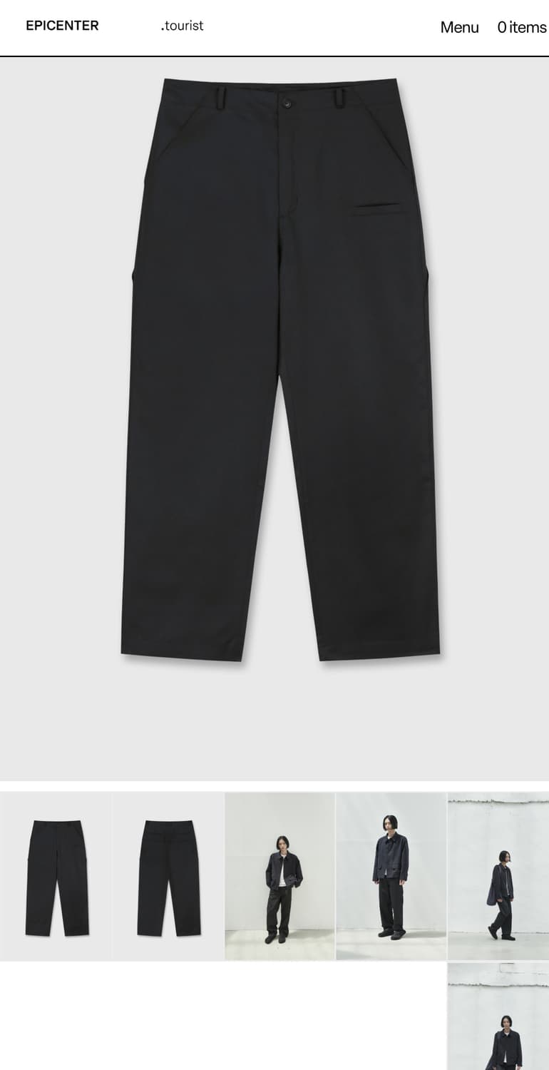 Alby trousers - black (L) 상품이미지1