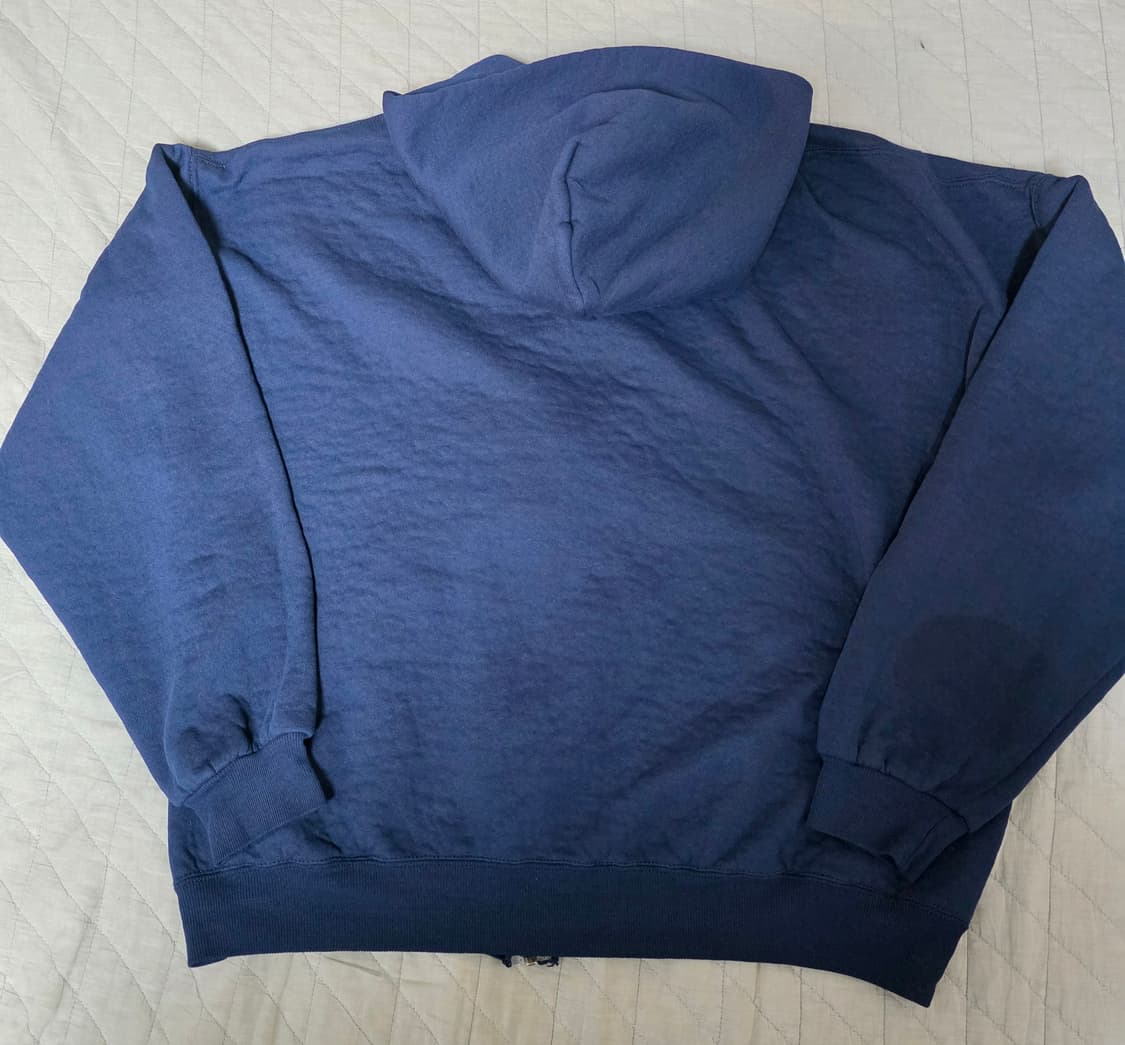 [XL] 90s 러셀 애슬레틱 후드집업 네이비 주름 ver. 8 상품이미지7
