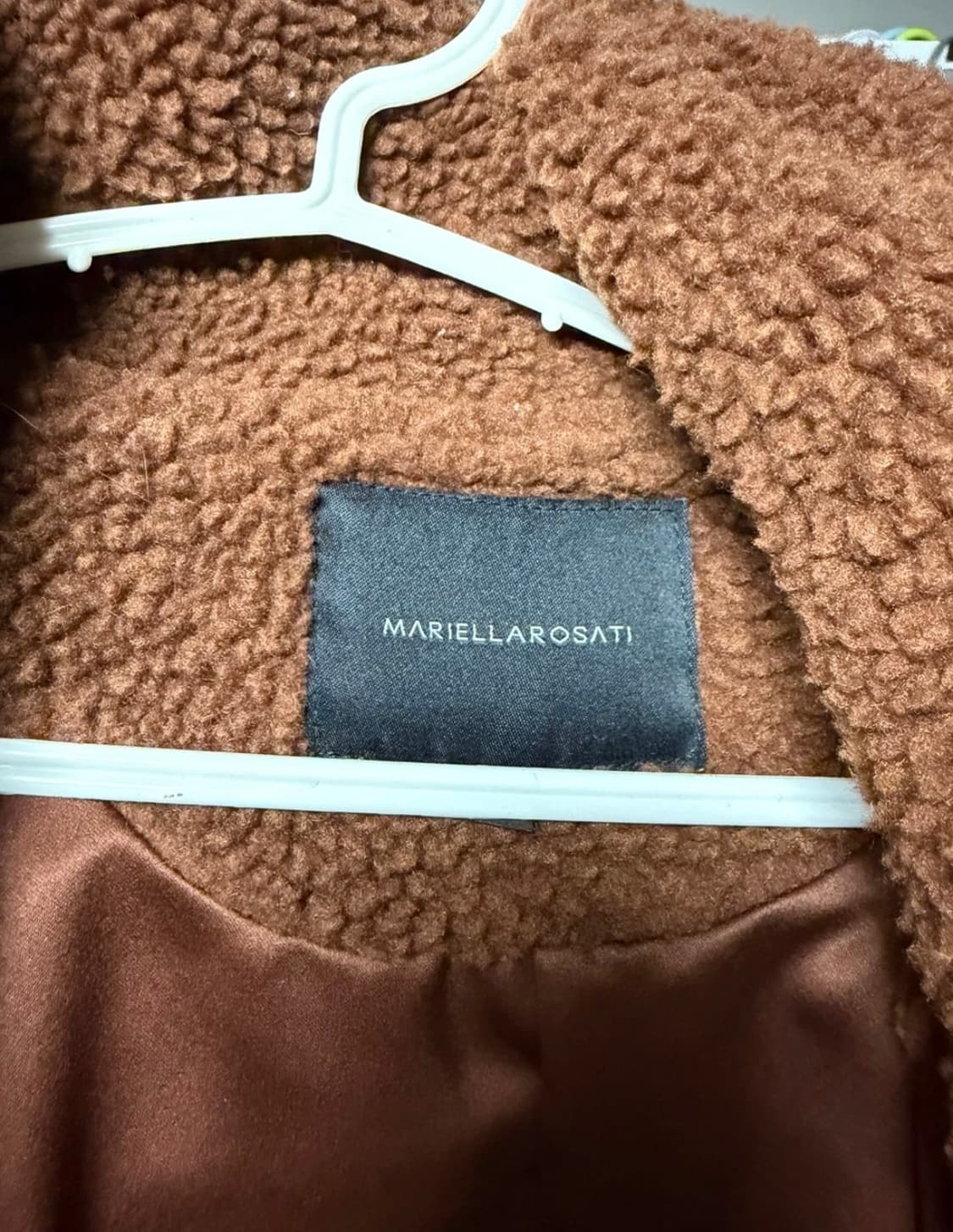 MARIELLAROSATI 브라운 뽀글이 코트 / 테디베어코트 상품이미지4