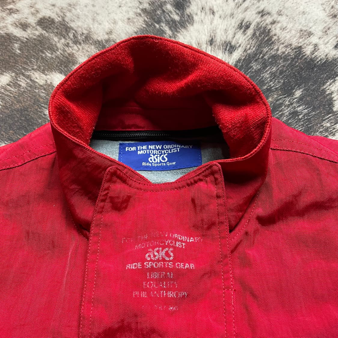 80's 아식스 모터사이클 나일론 봄버 상품이미지3