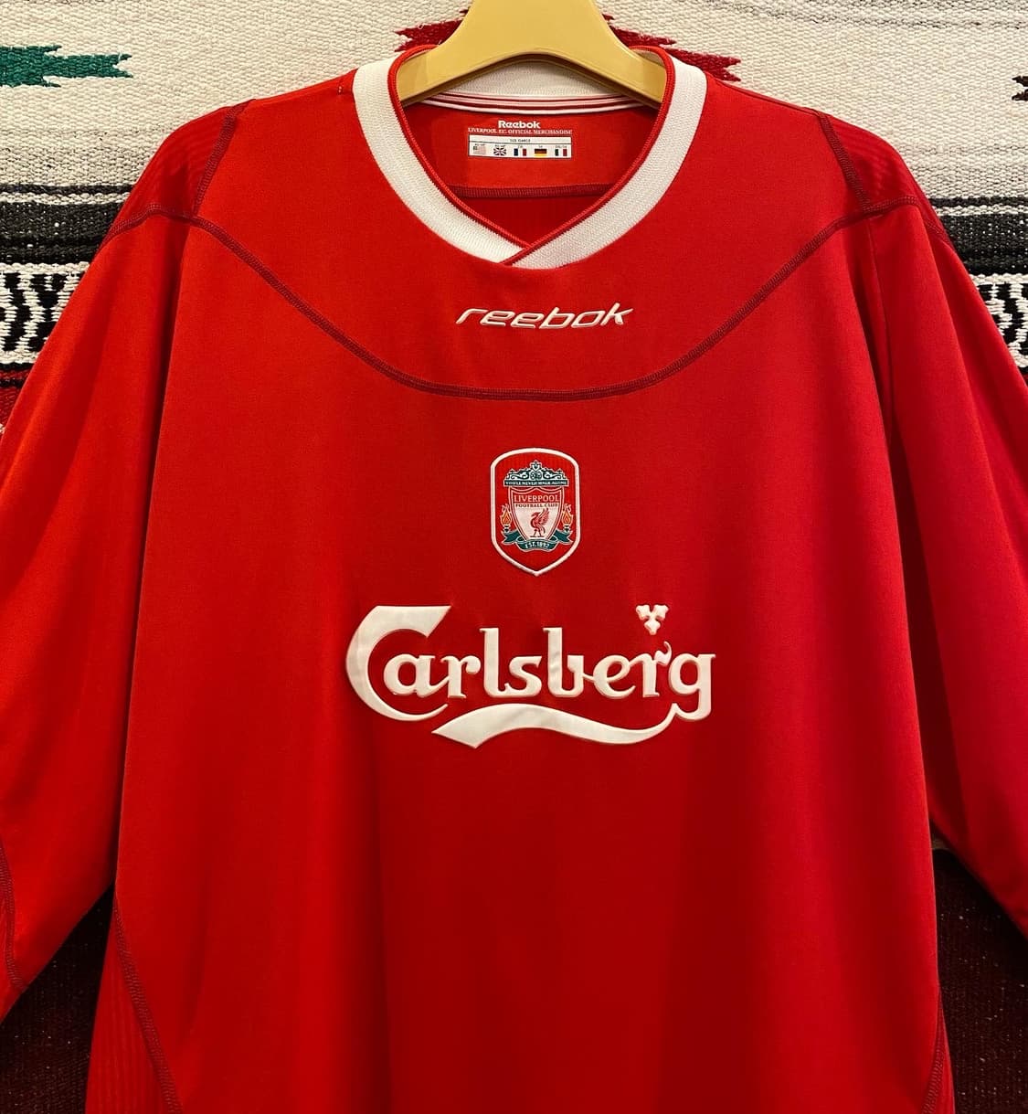 새상품급 재입고 2003년 리복 리버풀 홈 제라드 긴팔 상품이미지9