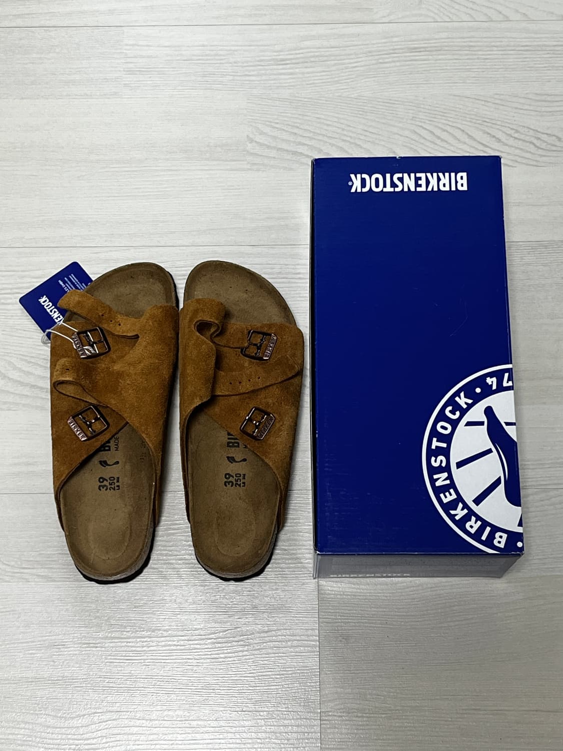 250/새상품) 버켄스탁 취리히 밍크 내로우 판매. 상품이미지2