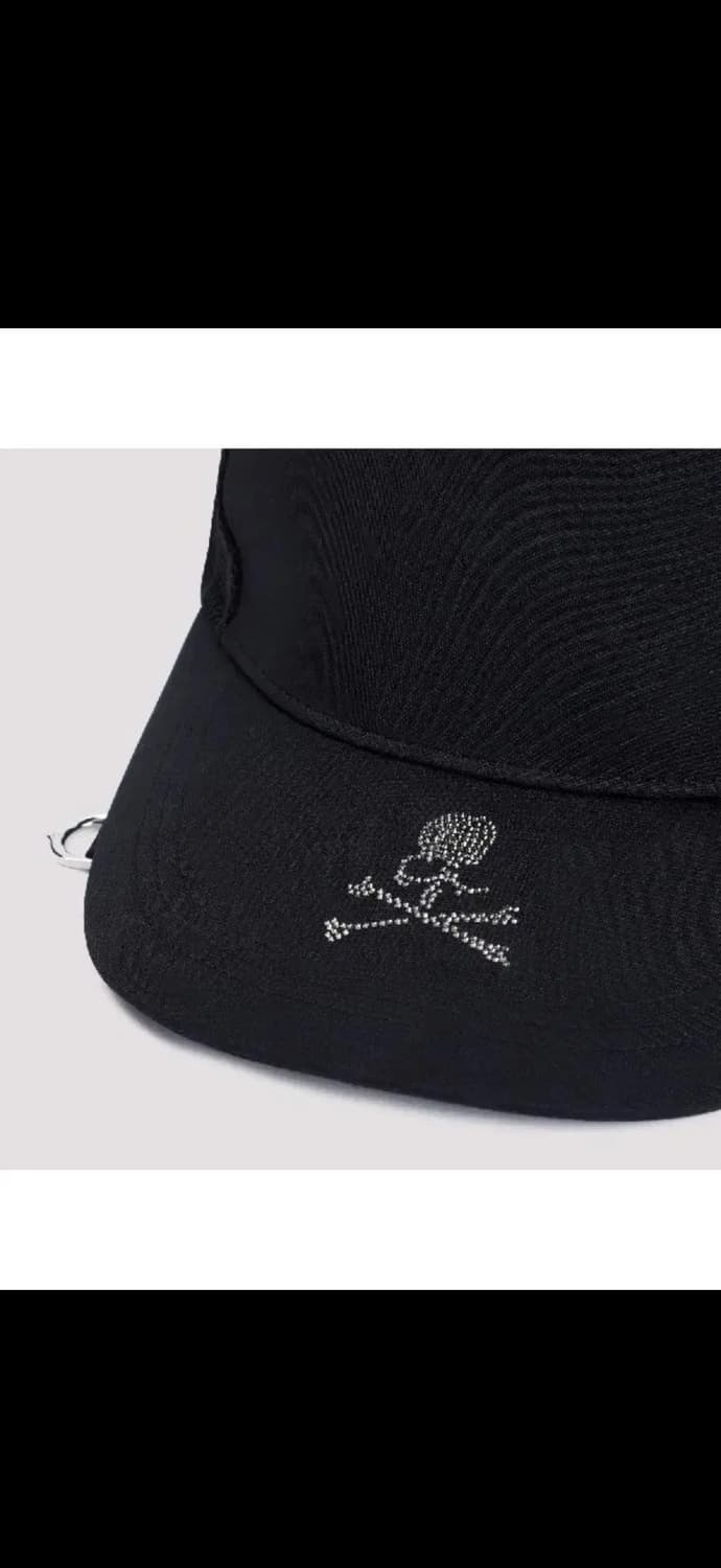 마스터마인드 라인스톤 스컬 메쉬 디테일볼캡 블랙M 상품이미지3