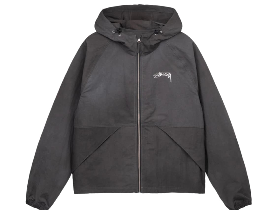 스투시 웨이브 다이 비치 쉘 자켓 블랙 상품이미지1