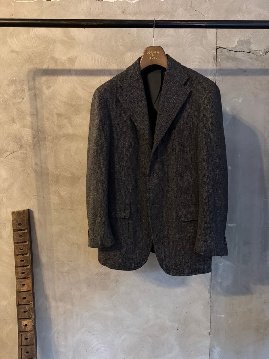 쉽스 문트위드 헤링본 자켓 남성95-100 상품이미지1