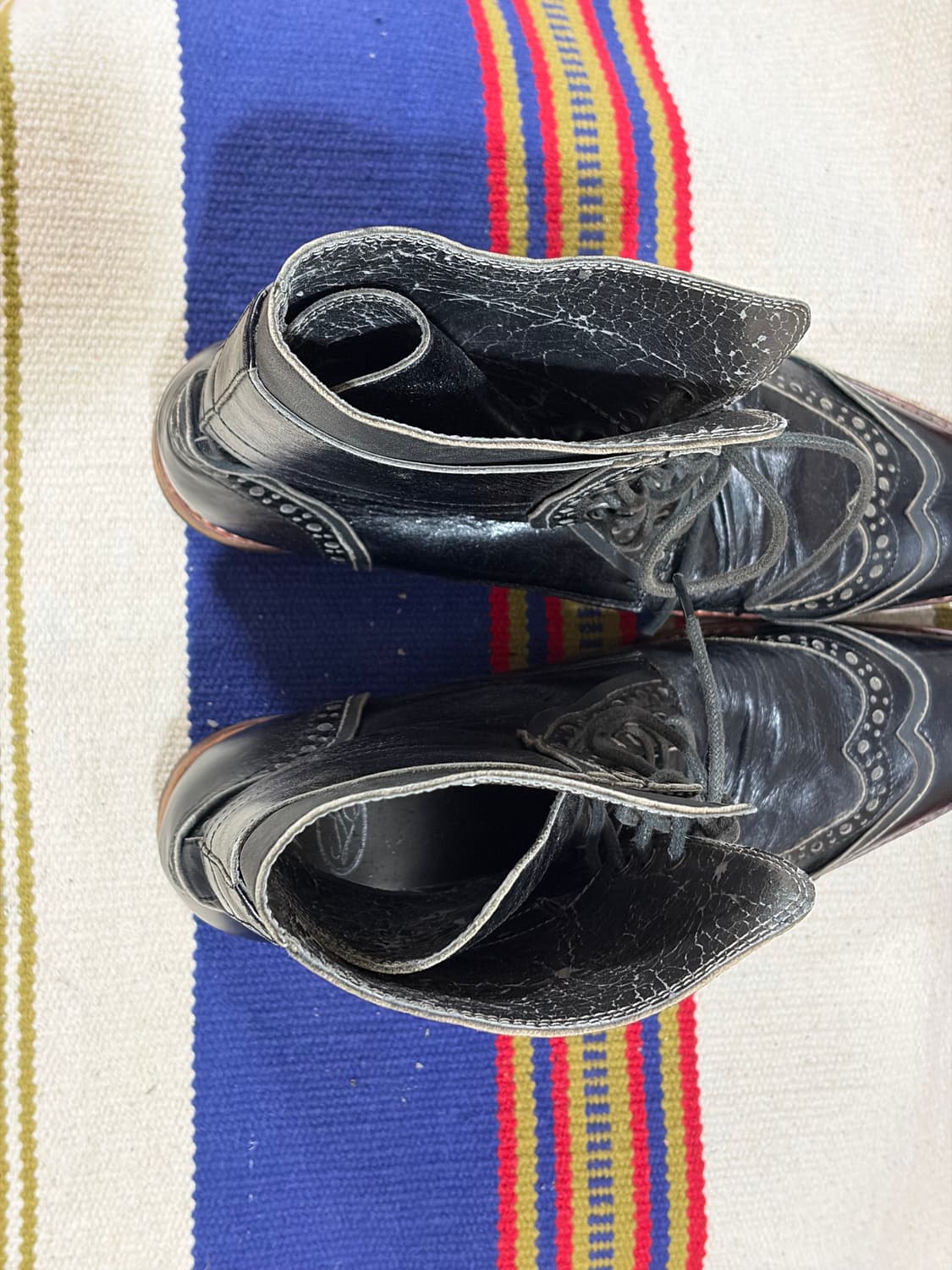 Western laceup boots / 웨스턴 레이스업 하이컷 부츠 상품이미지7