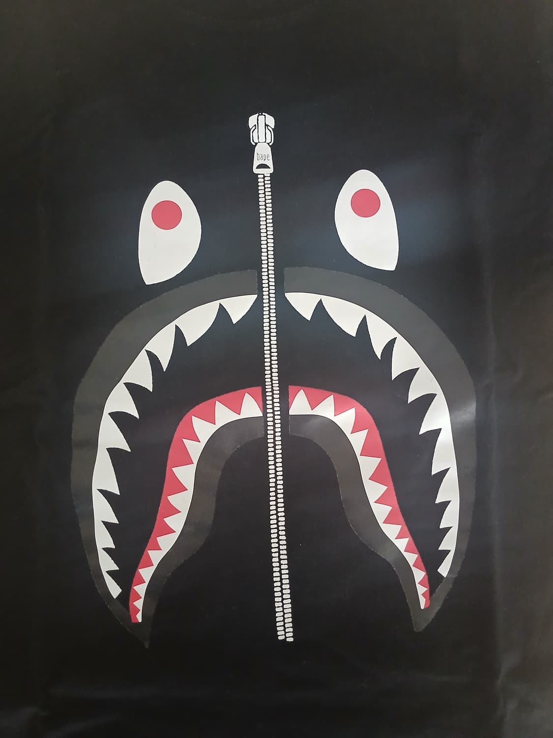 새상품급 정품 BAPE 베이프 면티 M 상품이미지5