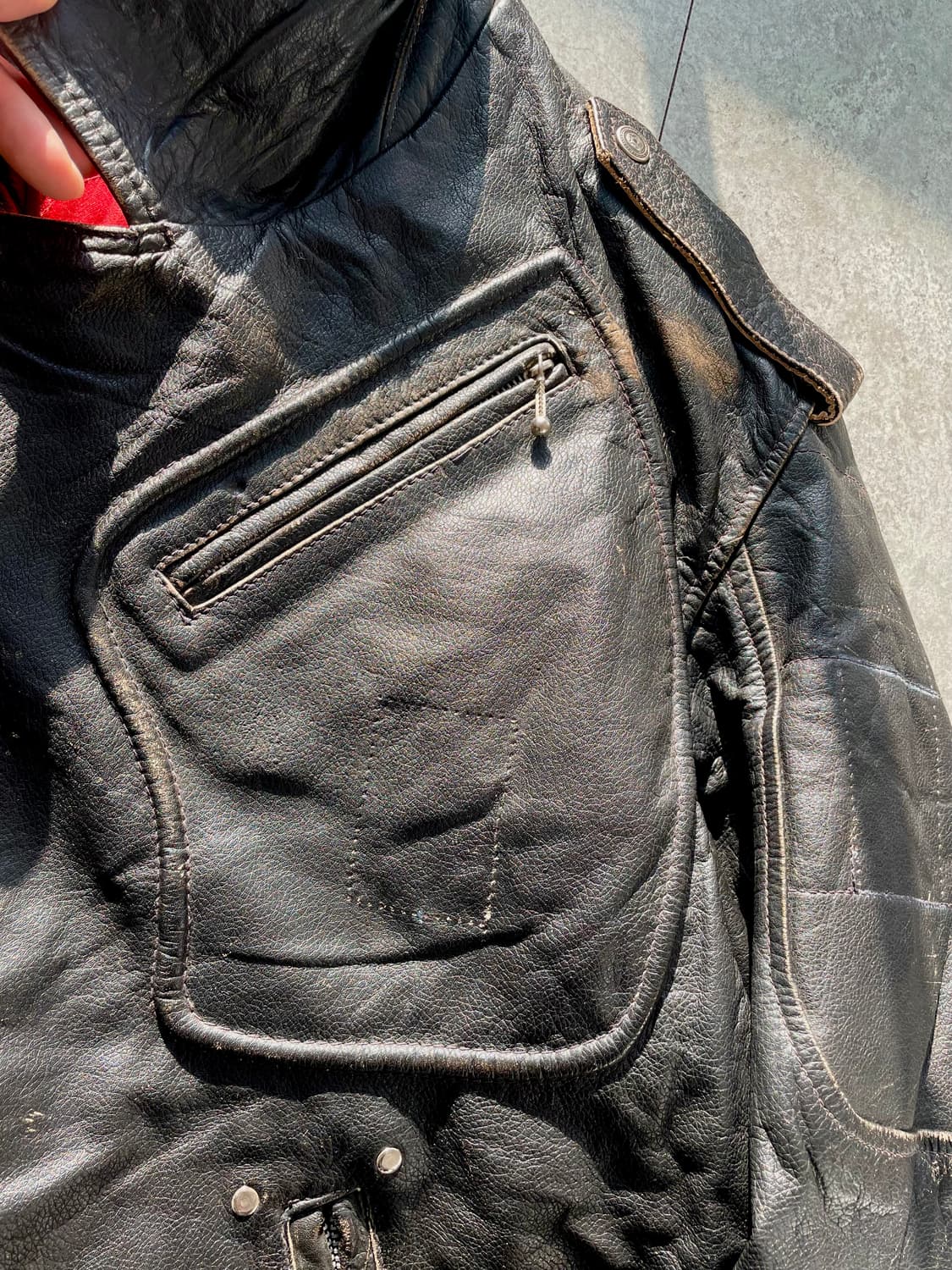 빈티지 오리엔탈 더블라이더자켓 상품이미지8