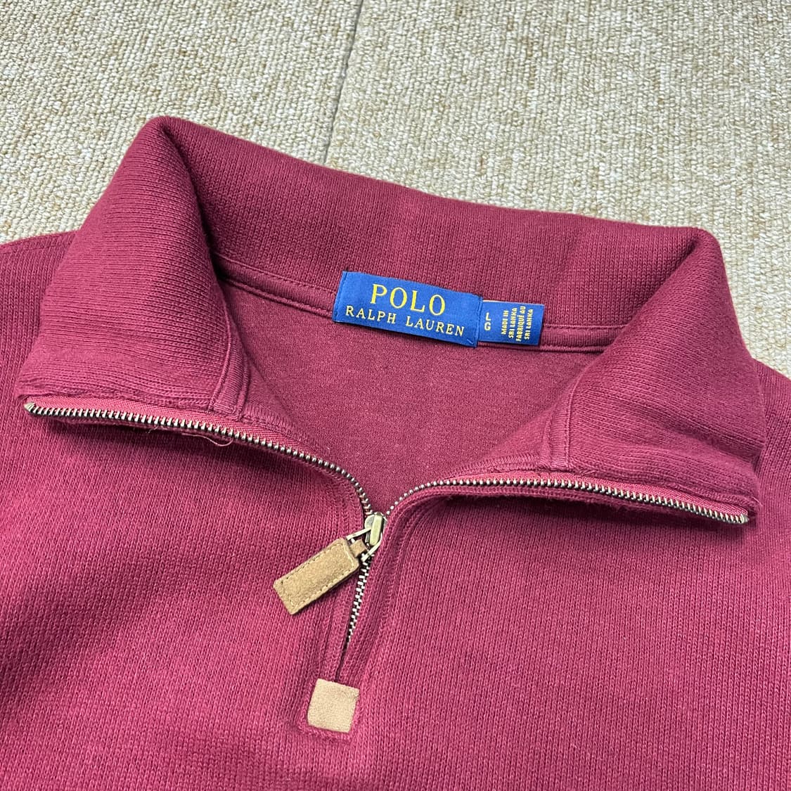 폴로 랄프로렌 반집업 맨투맨 상품이미지4