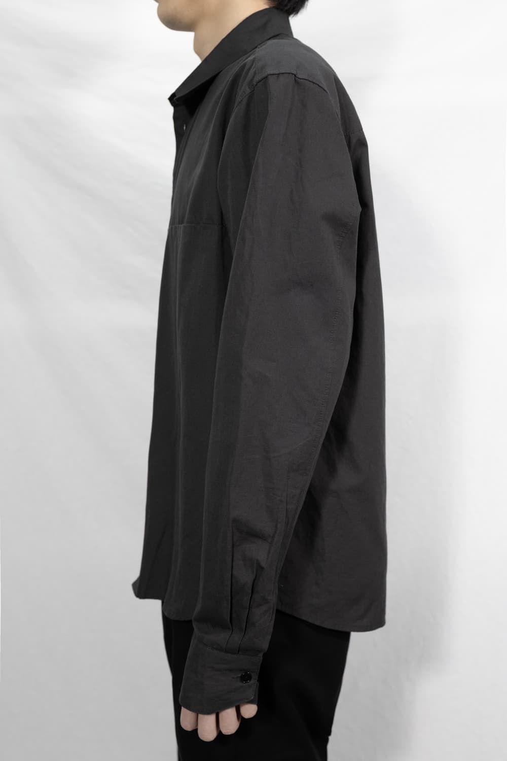 Les - Pin shirt (Charcoal) 레스 상품이미지2