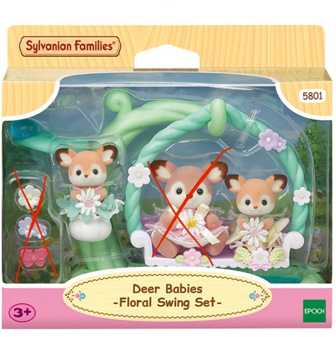 실바니안 꽃사슴 분철 상품이미지1