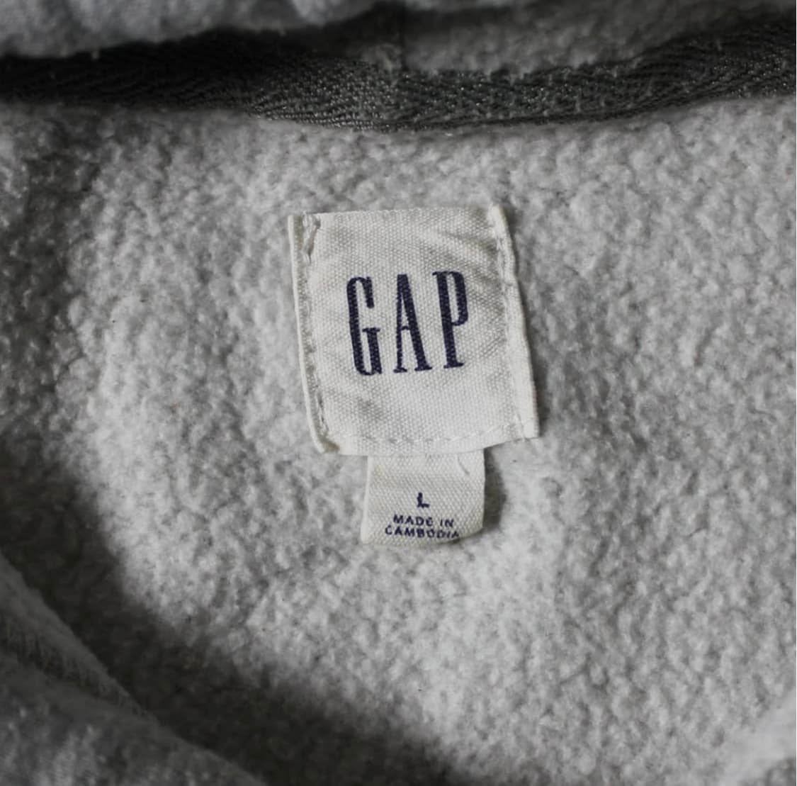 GAP 갭 그레이 기모 후드티 상품이미지4