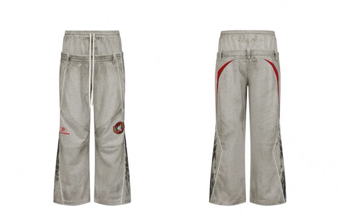 Track Crest Wide Sagging Sweat Pants 상품이미지4