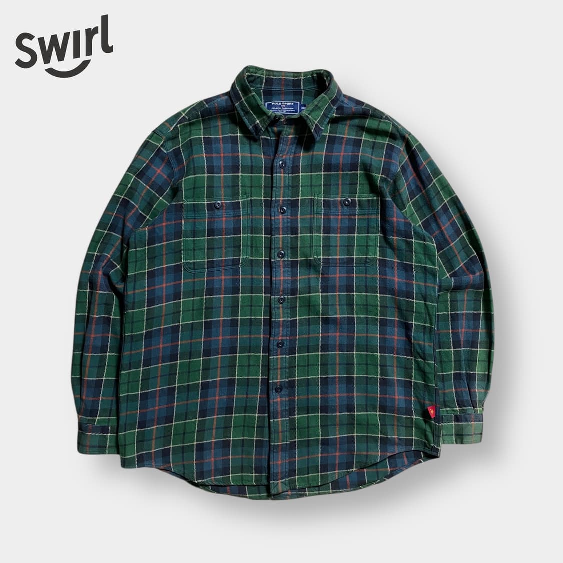 🌊Polo sport tartan flannel shirts 상품이미지1
