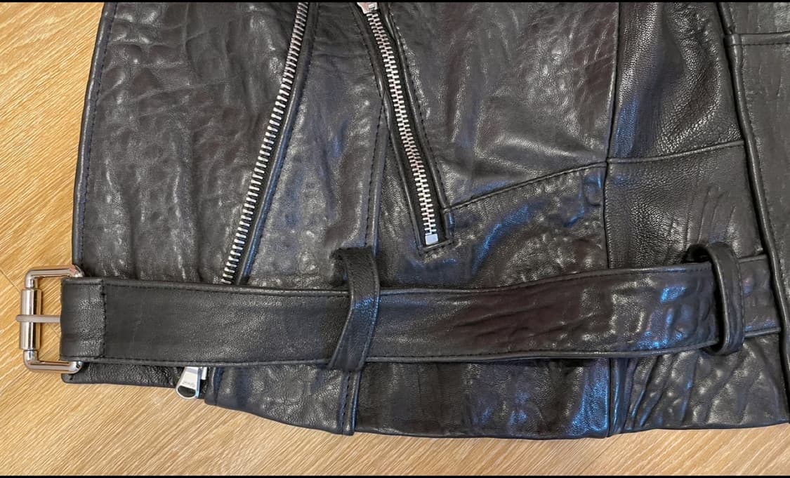 marché 마르쉐 리얼 카우레더 라이더 자켓/S~M 상품이미지6