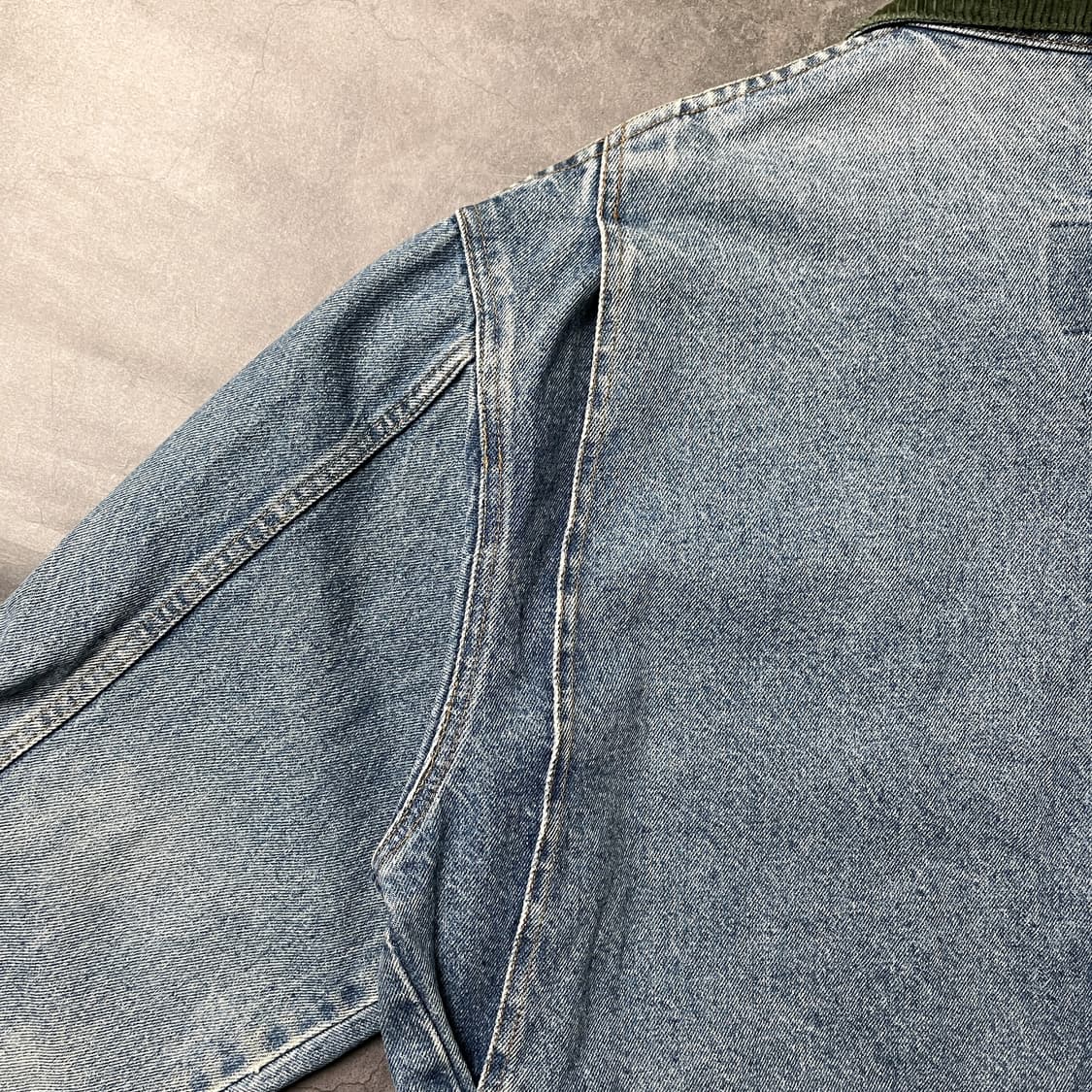 BALANCE 빈티지 데님 코듀로이 칼라 워크 자켓 상품이미지9