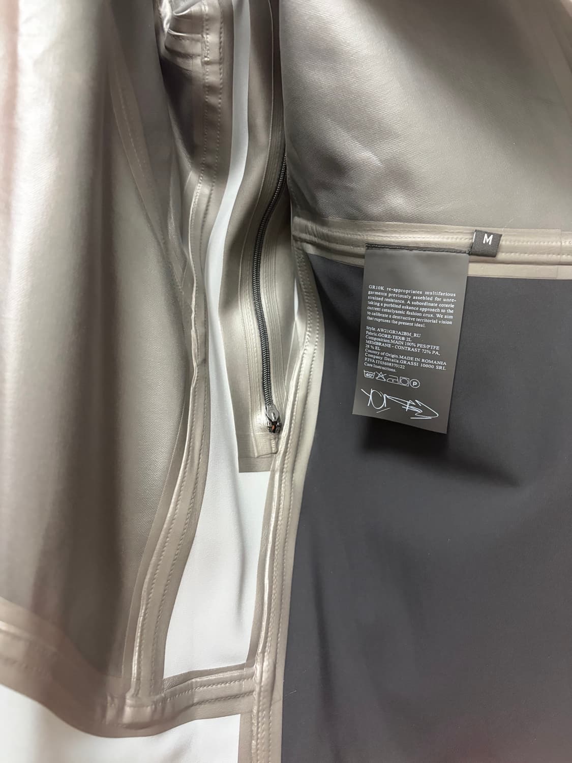 gr10k skeleton 자켓 상품이미지3