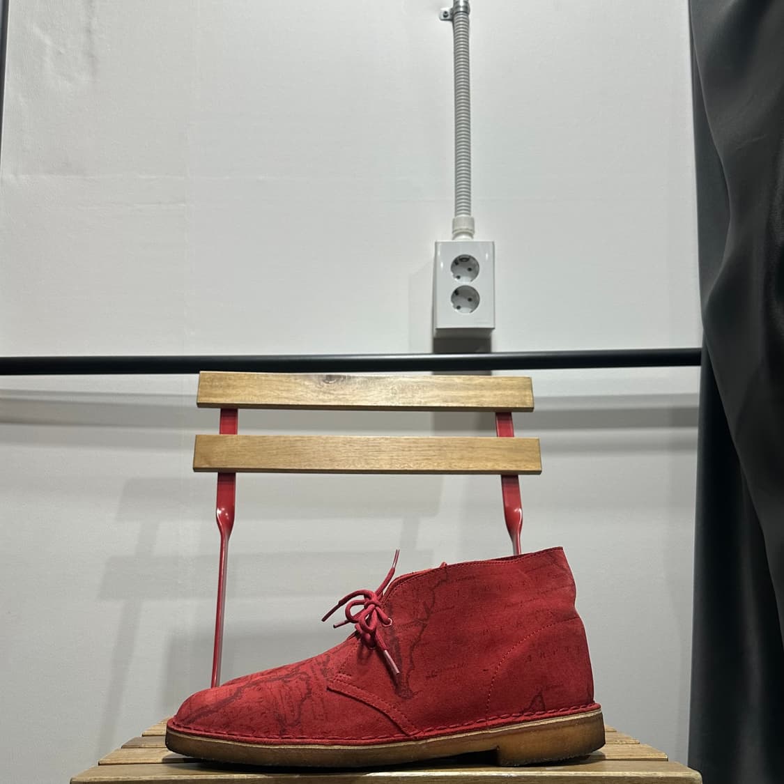 US9.5) 슈프림 x 클락스 부츠 남성 남자 데저트 맵 데저트 부츠 상품이미지3