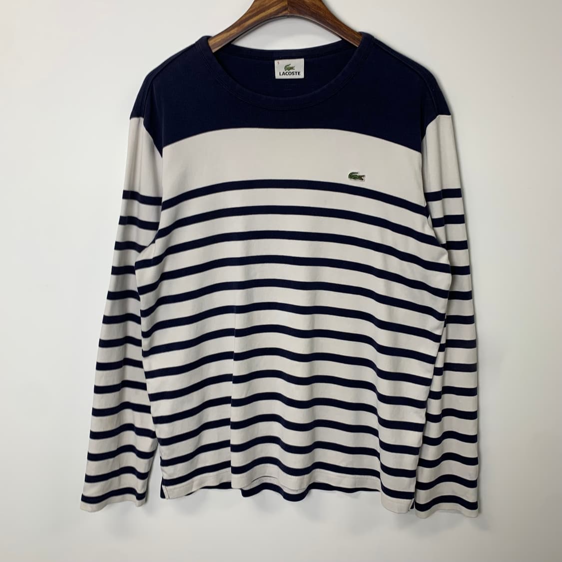 라코스테 스트라이프 단가라 롱 슬리브  상품이미지2