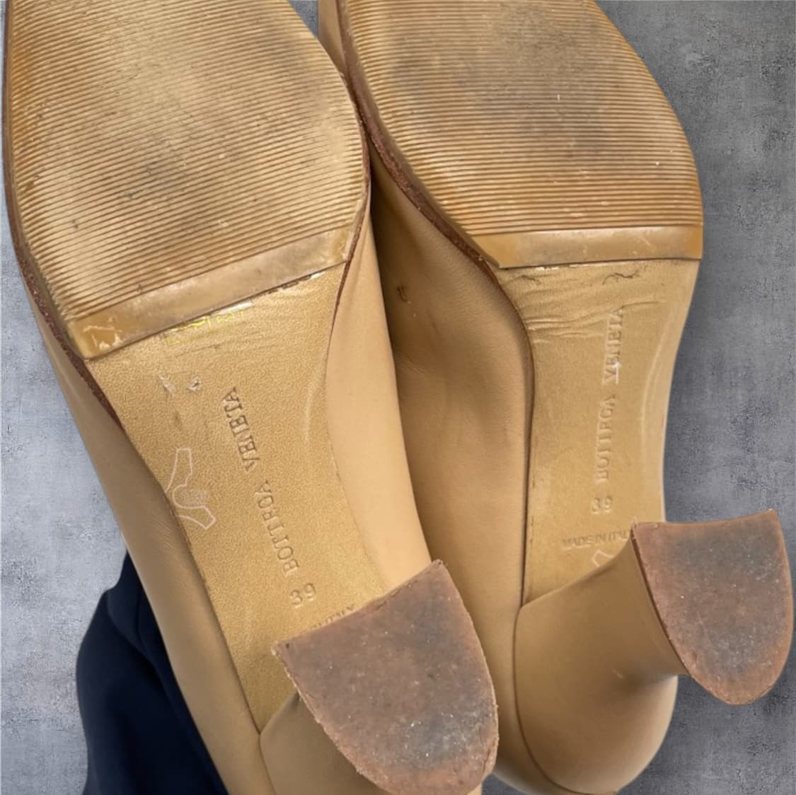 보테가 베네타 Bottega Veneta 베이지 아몬드 펌프스 힐 39 상품이미지7