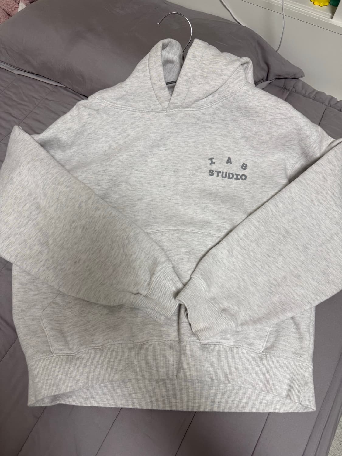 아이앱 후드티 라이트 그레이 s 상품이미지3