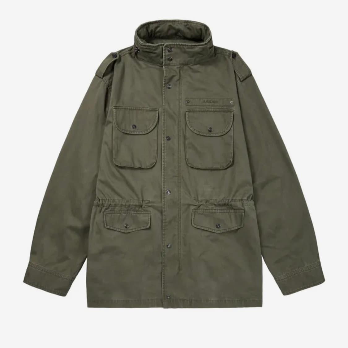 아캄 워시드 필드 자켓 카키 상품이미지1