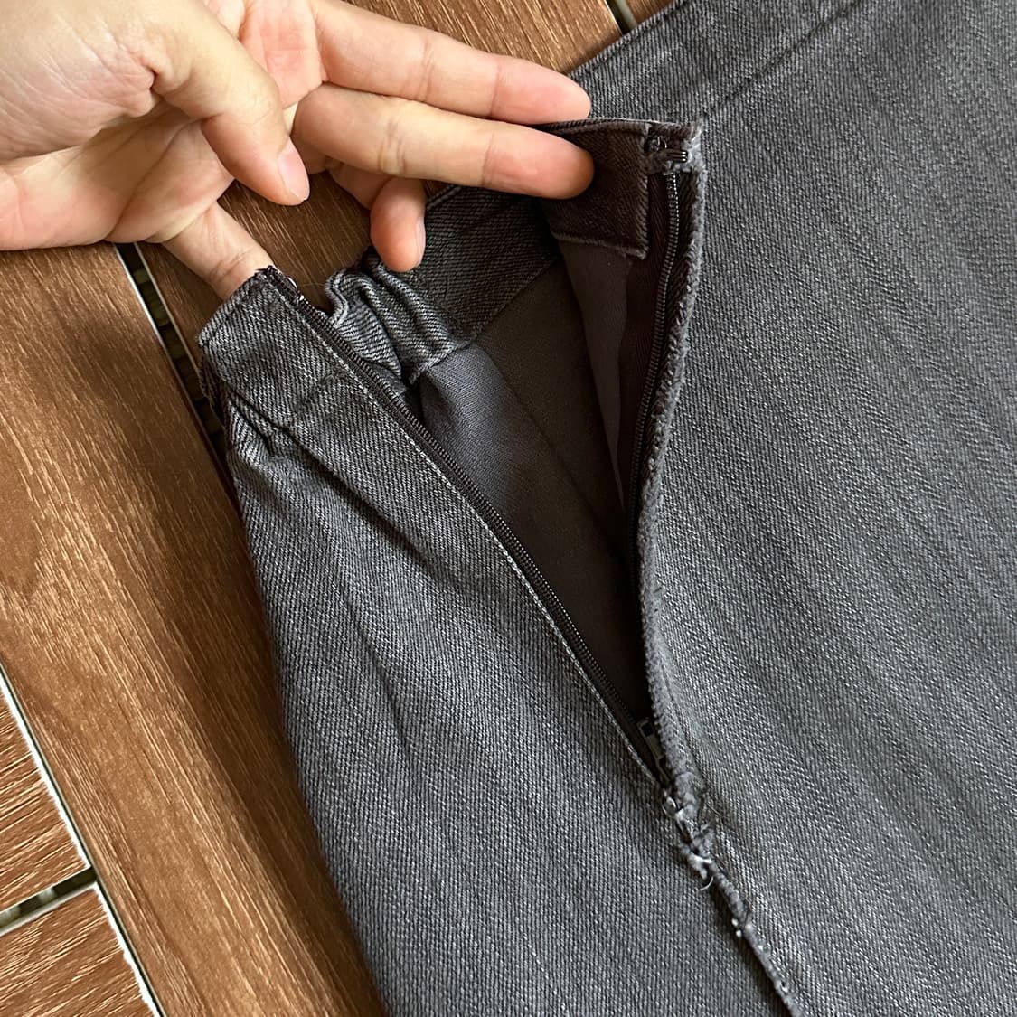 Plantation by Issey miyake cut-off skirt 상품이미지4