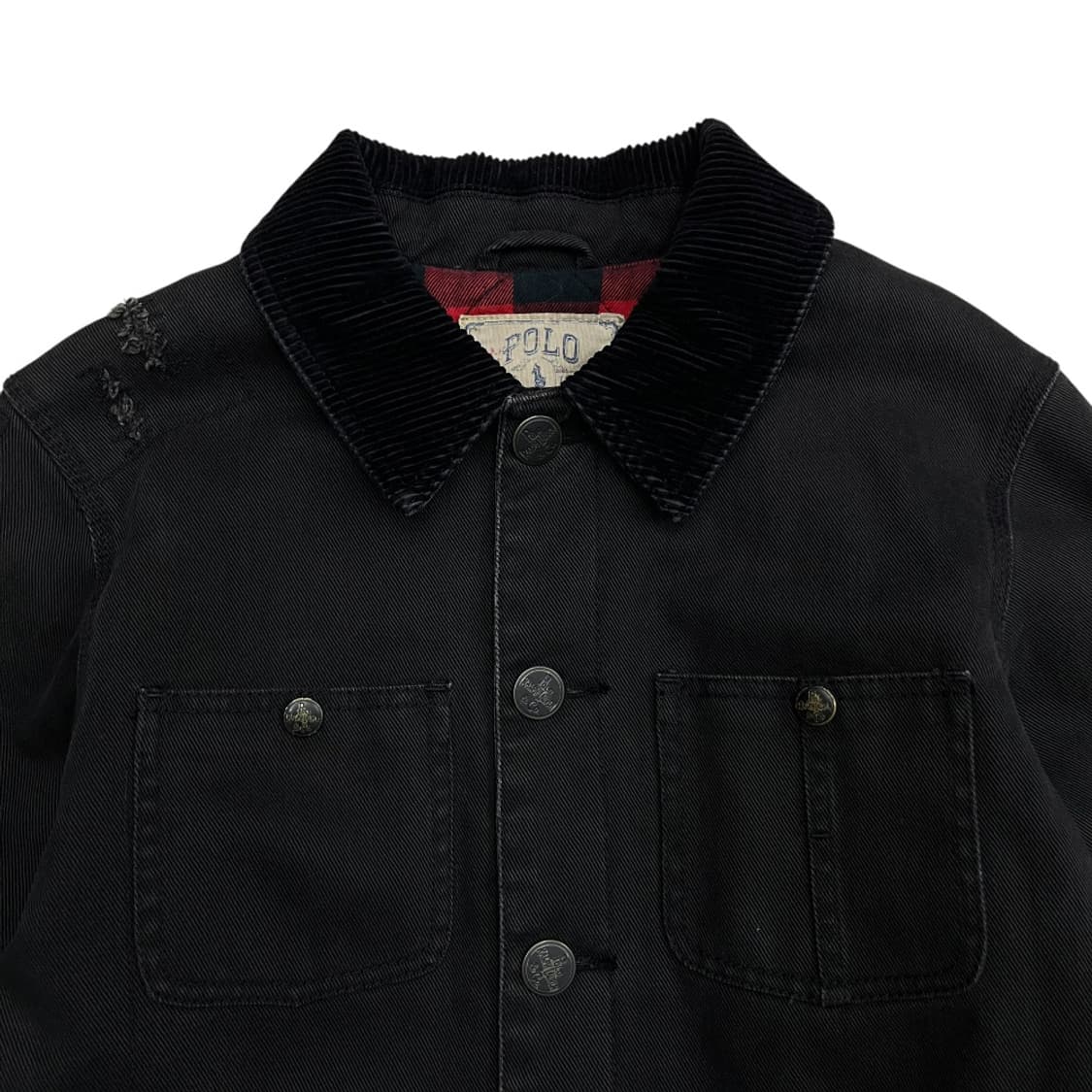 폴로 랄프로렌 디스트레이드 워크 보로 자켓 L ( 중고 시세 30만원대  상품이미지4