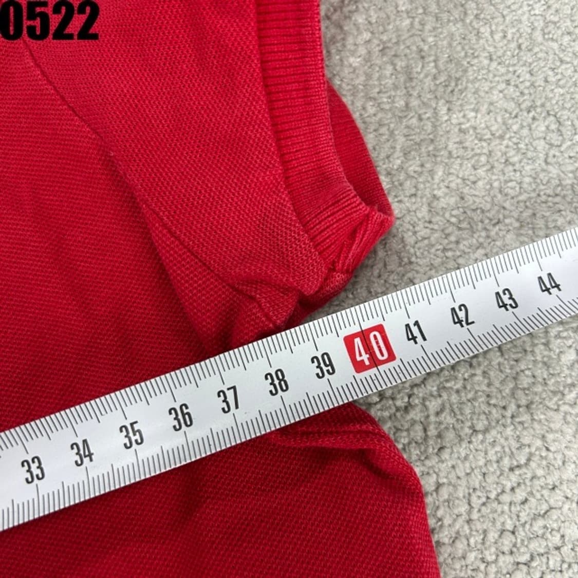 폴로 레드 반팔카라티  상품이미지4