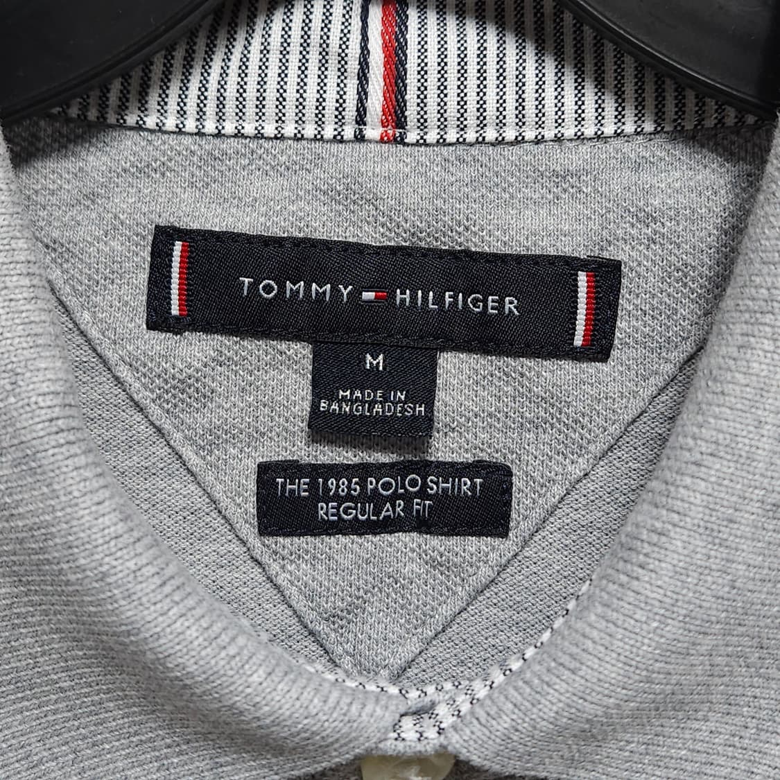 Tommy 타미 레귤러핏 그레이 반팔 카라티 100 상품이미지3