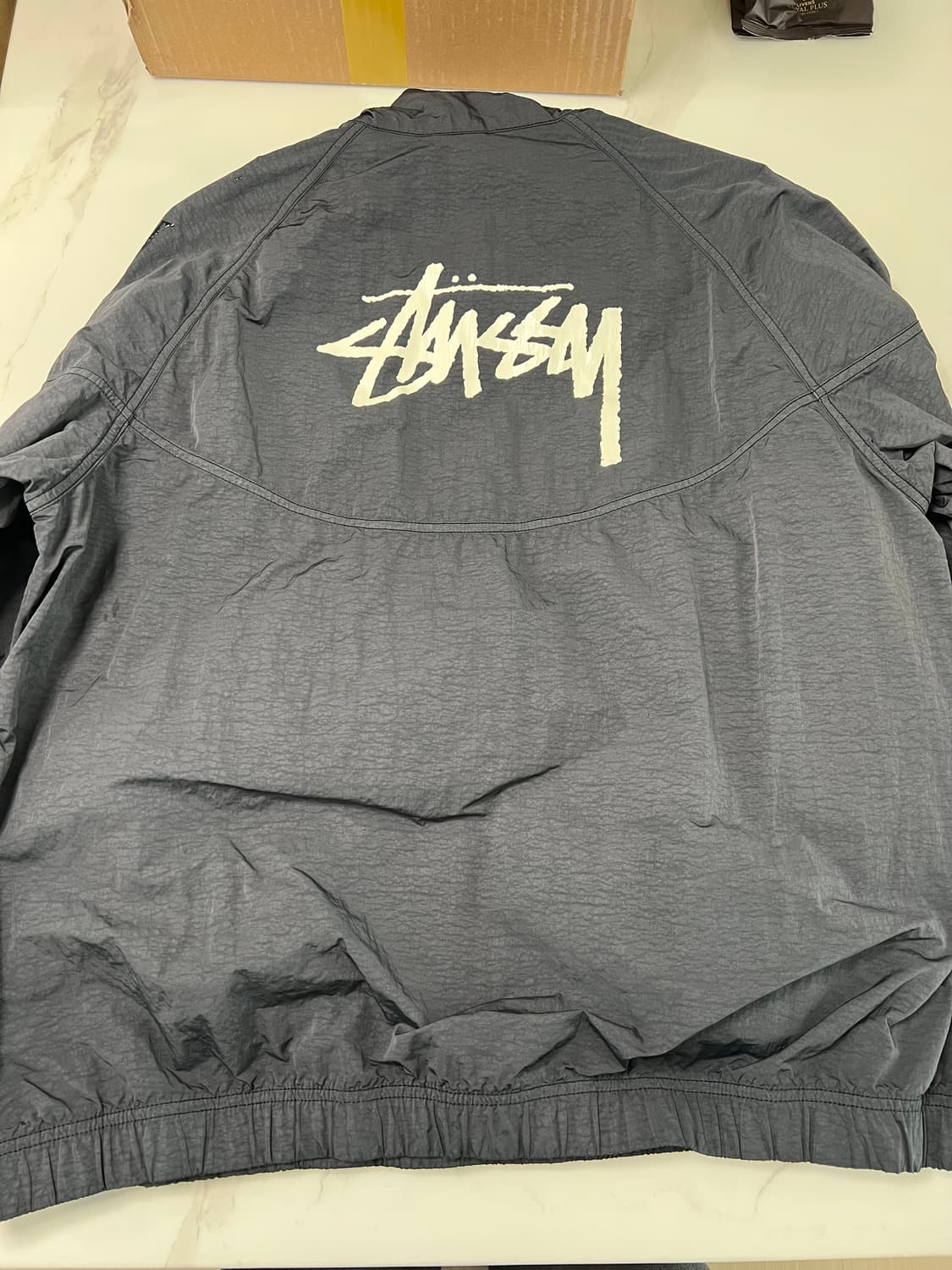 [L] 나이키 x 스투시 윈드러너 재킷 오프 누아르 상품이미지2