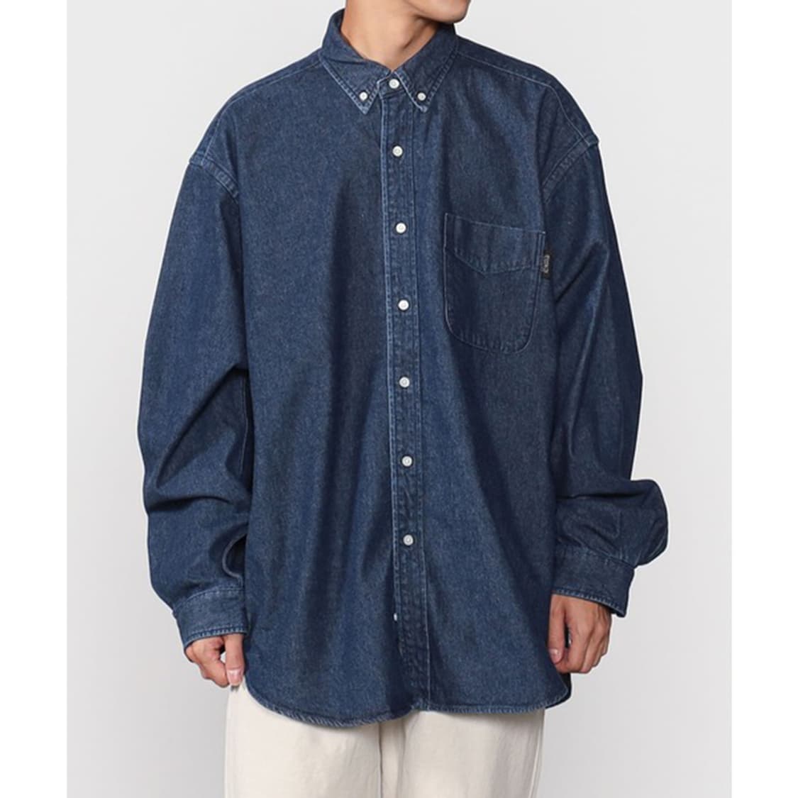 SEDAN ALL-PURPOSE Denim Big B.D Shirt 상품이미지2