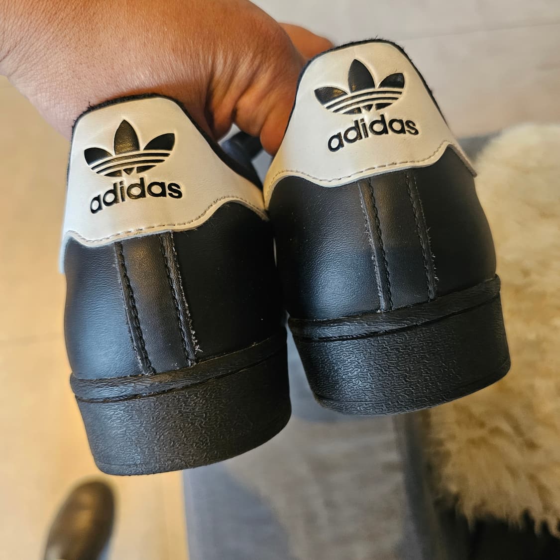 280 아디다스 슈퍼스타 코어블랙 상품이미지3