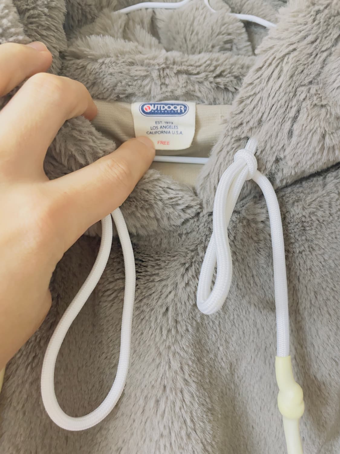 아웃도어프로덕츠 퍼 크롭 후드 상품이미지4